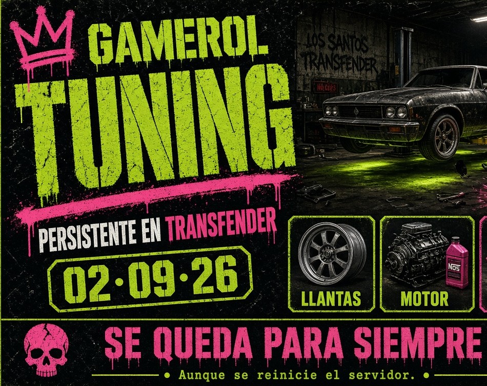 Tuning persistente en Transfender, se queda para siempre aunque se reinicie el servidor